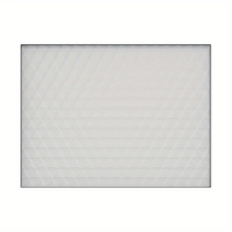 1pc Silicone Heat Resistant Mat for Kitchen Countertop - 11.5x17in Protective Pad for Microwave, Air Fryer, Coffee Maker & Stand Mixer - Non-Slip Hot Surface Guard with Grid Pattern, Heat Resistant Silicone Mat