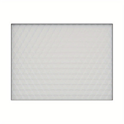 1pc Silicone Heat Resistant Mat for Kitchen Countertop - 11.5x17in Protective Pad for Microwave, Air Fryer, Coffee Maker & Stand Mixer - Non-Slip Hot Surface Guard with Grid Pattern, Heat Resistant Silicone Mat