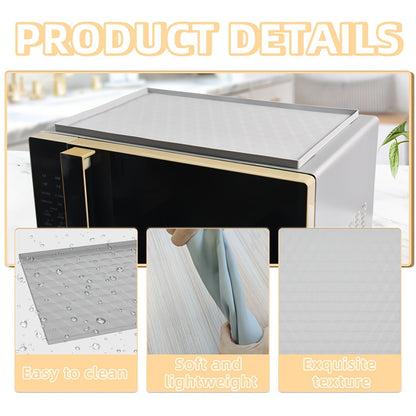 1pc Silicone Heat Resistant Mat for Kitchen Countertop - 11.5x17in Protective Pad for Microwave, Air Fryer, Coffee Maker & Stand Mixer - Non-Slip Hot Surface Guard with Grid Pattern, Heat Resistant Silicone Mat